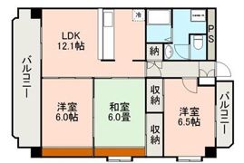 グランレーヴ壱番館の間取り画像