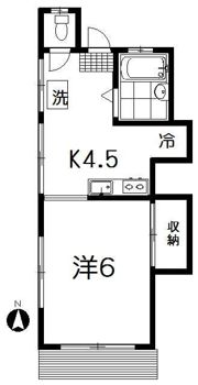萩原荘の間取り画像