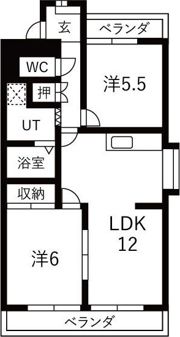 マンション遠山の間取り画像