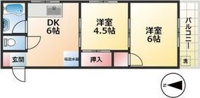昭栄コーポラスの間取り画像