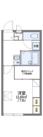 レオパレスCOME TRUEの間取り画像