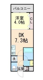 ガレリア大阪空港Ⅱの間取り画像