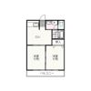 高砂ハイツ Bの間取り画像