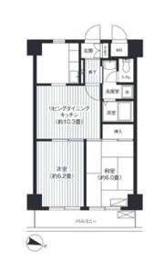 スカイフォーラム小岩の間取り画像