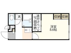 レオパレスシェルムーンⅡの間取り画像