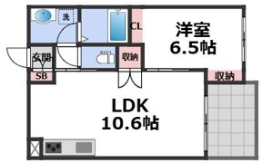 リアノーラ平野WESTの間取り画像