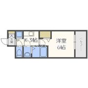 プレサンス梅田北ザ・ライブの間取り画像