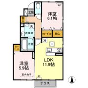 エクレール双葉の間取り画像