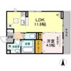 クレストコート岩切の間取り画像