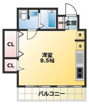 コーポ今井の間取り画像