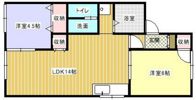 コーポラス田中の間取り画像