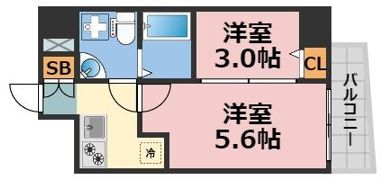 セレニテ上町台の間取り画像