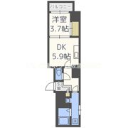 SERENiTE本町refletの間取り画像