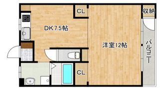 竹内マンションの間取り画像