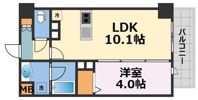 ミラージュパレス天王寺堀越町の間取り画像