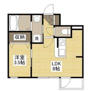 月光江波本町 あすなろの間取り画像