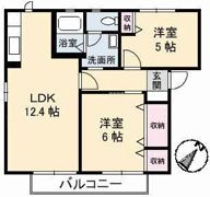 エル・シャポー A棟の間取り画像