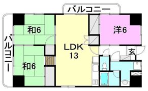 道後プラムヒルズの間取り画像