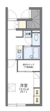 レオパレスかさぎのの間取り画像