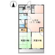 メゾンドフジ117の間取り画像