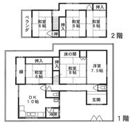泉町山口貸家の間取り画像