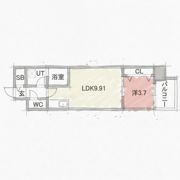 アートレジデンス梅田北Ⅰの間取り画像