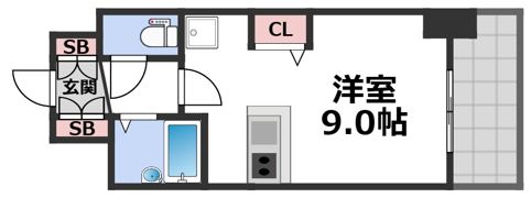 ル・クレール今福の間取り画像