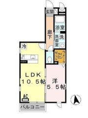 ブランミュールの間取り画像