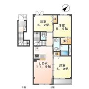 シュプロスⅡの間取り画像