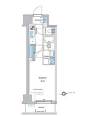 プレディアコート北千住の間取り画像