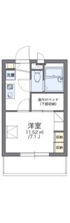 レオパレスクレメントの間取り画像