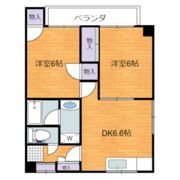 ランドスルー戸坂の間取り画像