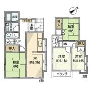大野台戸建の間取り画像