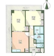 インペリアル松岡の間取り画像