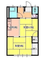 白馬荘の間取り画像