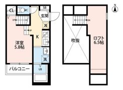 Crestre Sur 新水前寺の間取り画像