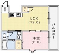 プレージュ本山の間取り画像