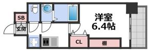 プレリス北巽駅前ラバルスの間取り画像