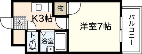 ハーモニー33の間取り画像