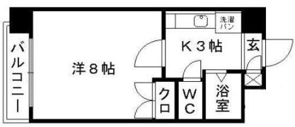 マーカス水前寺北の間取り画像