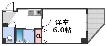 シティハイツ浪速の間取り画像