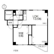 マンションらいらっくの間取り画像