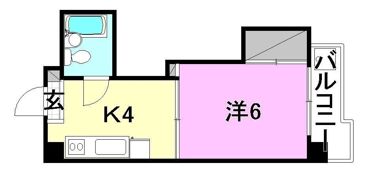 レジデンス市駅南の間取り画像