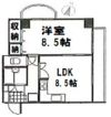 プーテゥジュール2番街の間取り画像