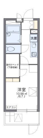 レオパレス雅の間取り画像