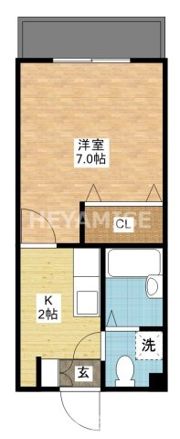 カルディア宇都の間取り画像