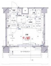 パレステュディオ新宿パークサイドの間取り画像