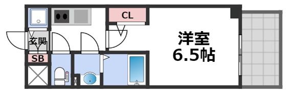 JMFレジデンス桜ノ宮の間取り画像