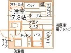 スカイコールふきあげの間取り画像