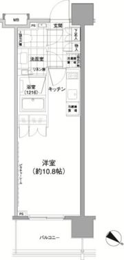 パークハビオ渋谷神山町の間取り画像